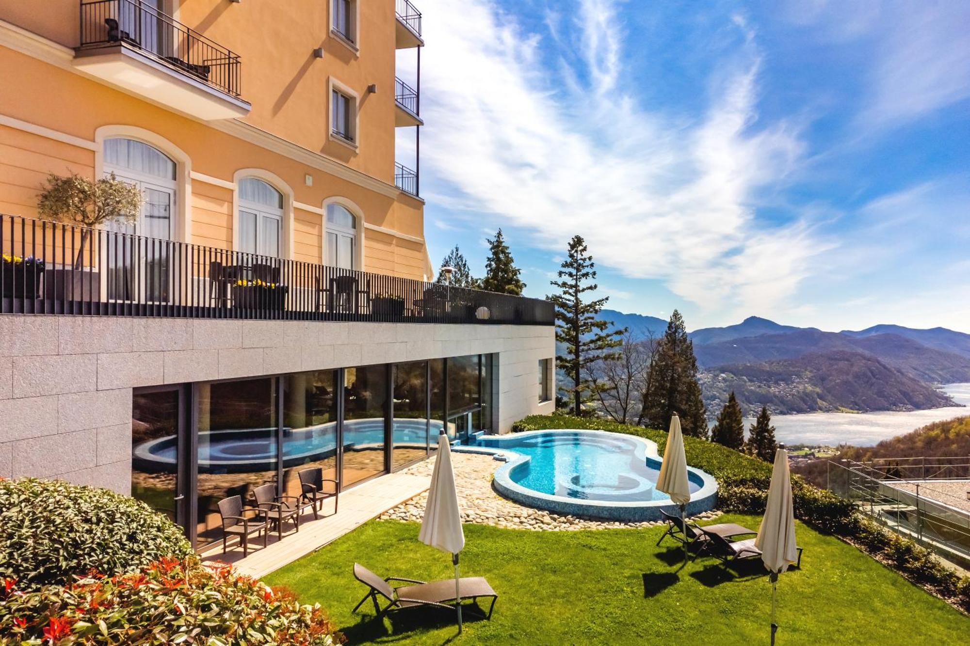 Kurhaus Cademario Hotel & Spa - Adults Only Buitenkant foto